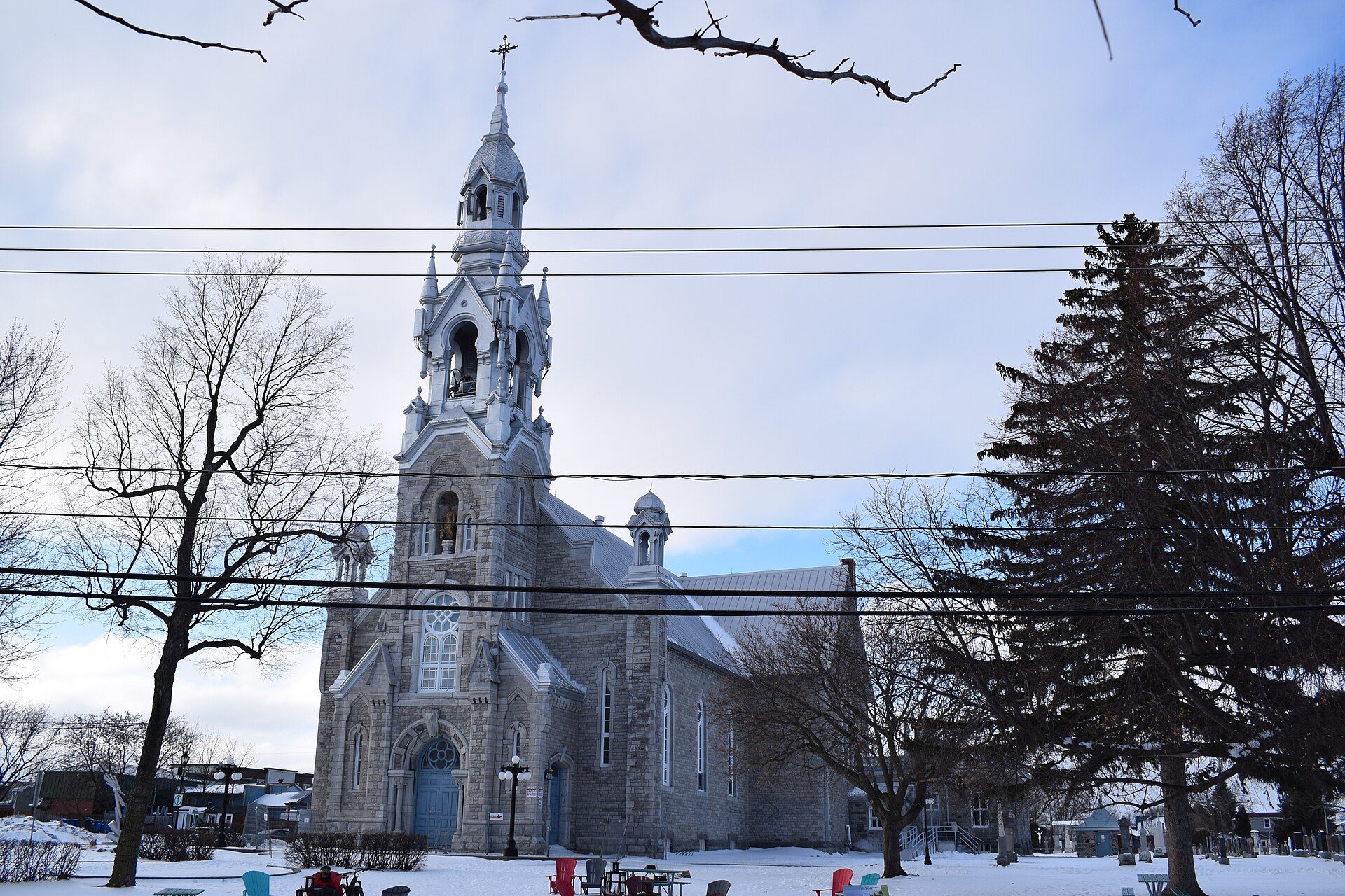 L'église Saint-Matthieu de Beloeil, sur la rue Richelieu