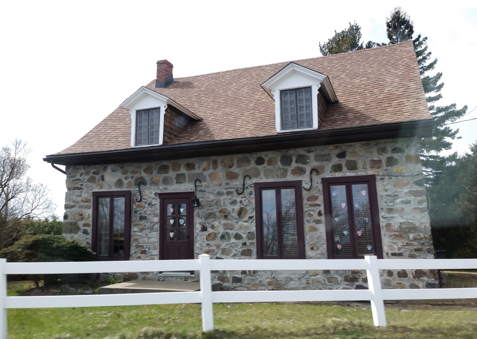 Maison de ferme en pierre du rang du Bas-de-L'Assomption Nord, à L'Assomption