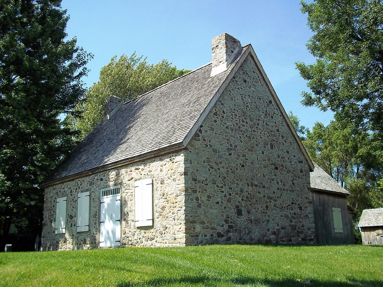 La maison Le Ber-Le Moyne, ancien poste de traite construit entre 1669 et 1671