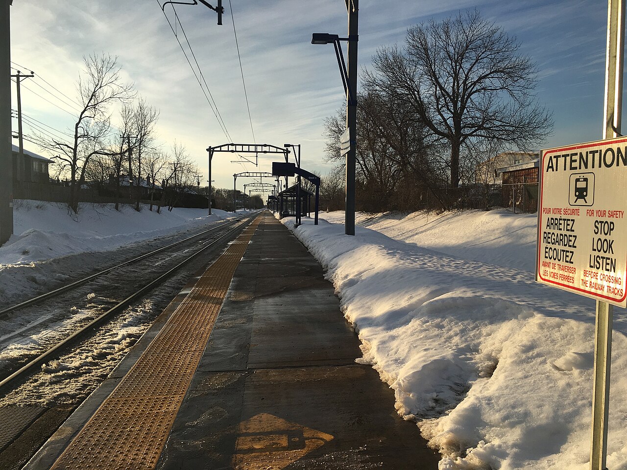 La station Sunnybrooke, dans le secteur Roxboro