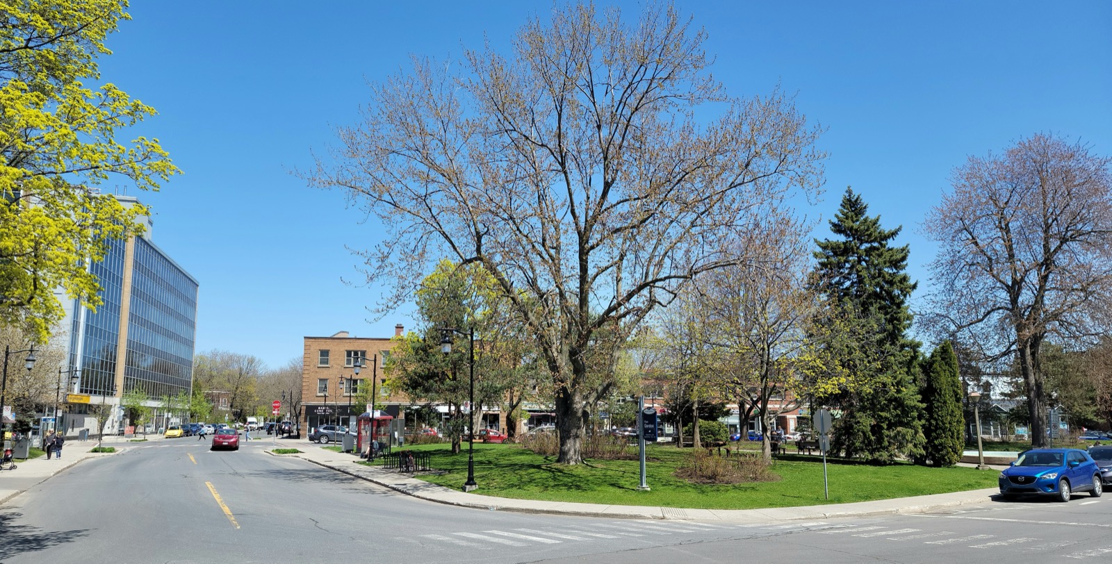 Le parc Gordon, au centre-ville de Saint-Lambert