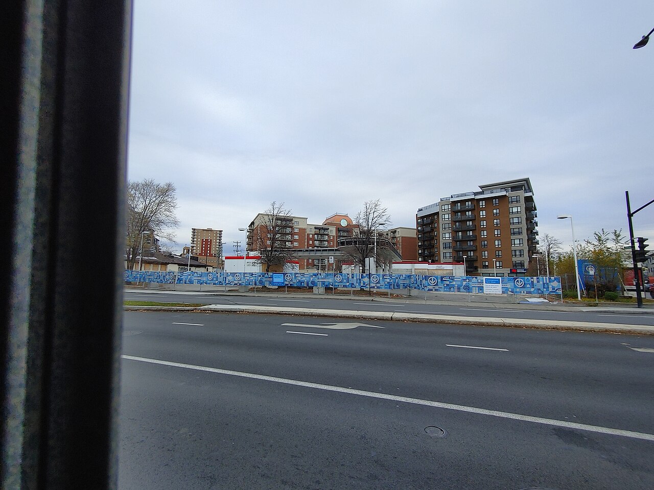Le chantier de la future station Césira-Parisotto, au boulevard Lacordaire