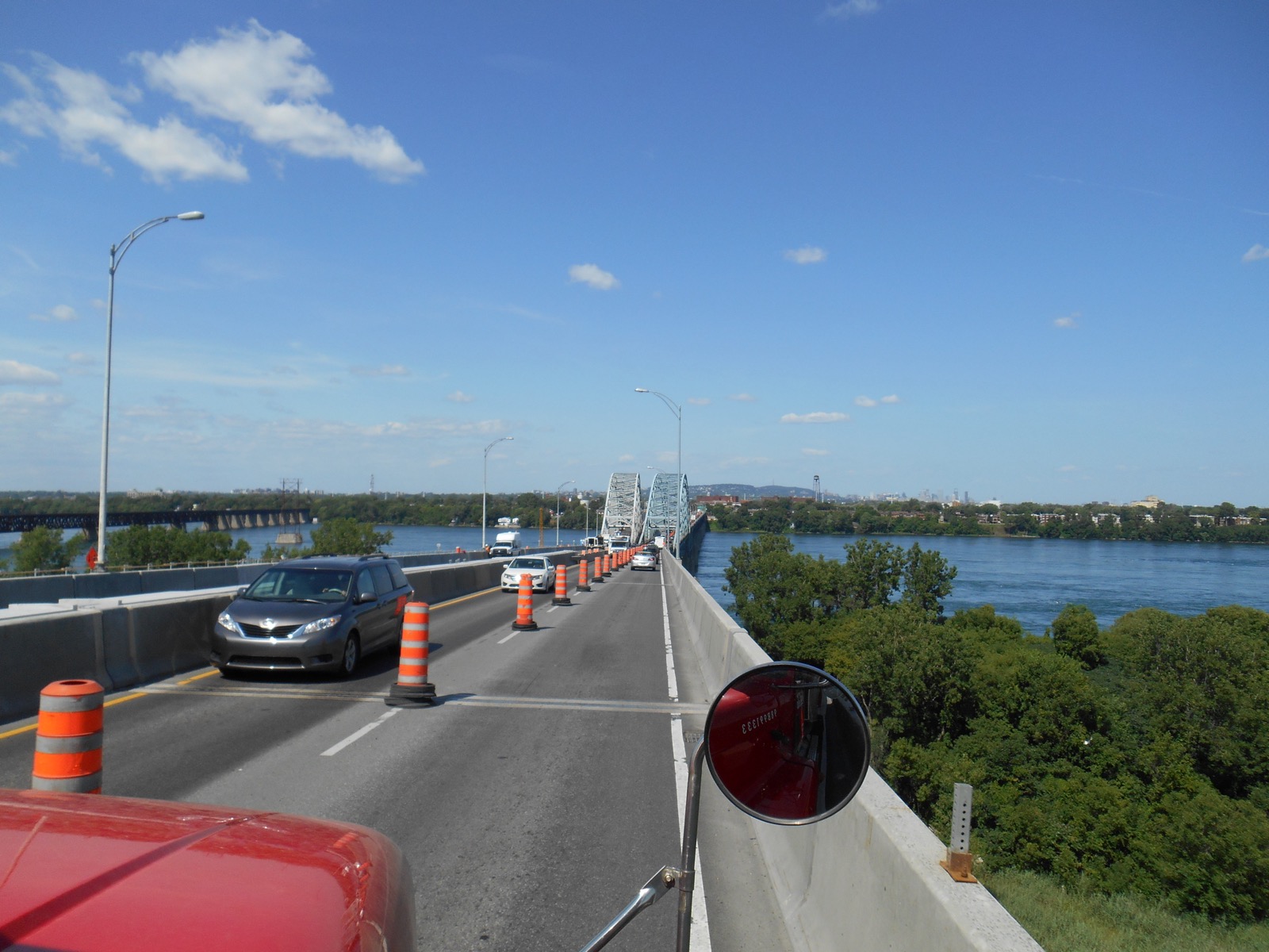 Le pont Honoré-Mercier, qui relie la Rive-Sud à Montréal