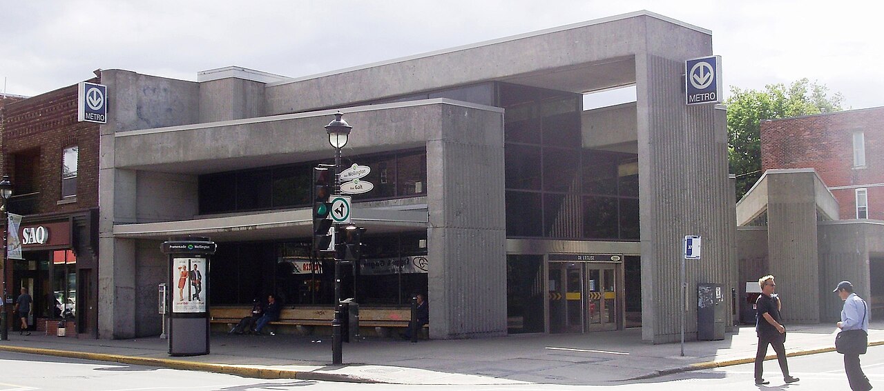 La station de métro De l'Église à Verdun